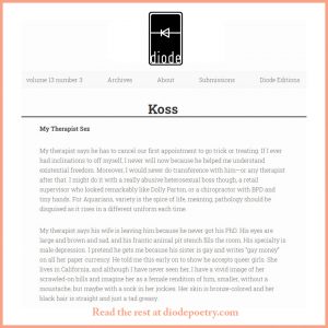 diode poetry my therapist sez poem excerpt in graphic by koss