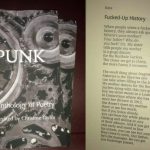 kissing dynamite punk poetry anthology with print poem by koss, "fucked up history"