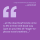 purple square with lavender text with excerpt from a poem, "Living with Dead Poets"