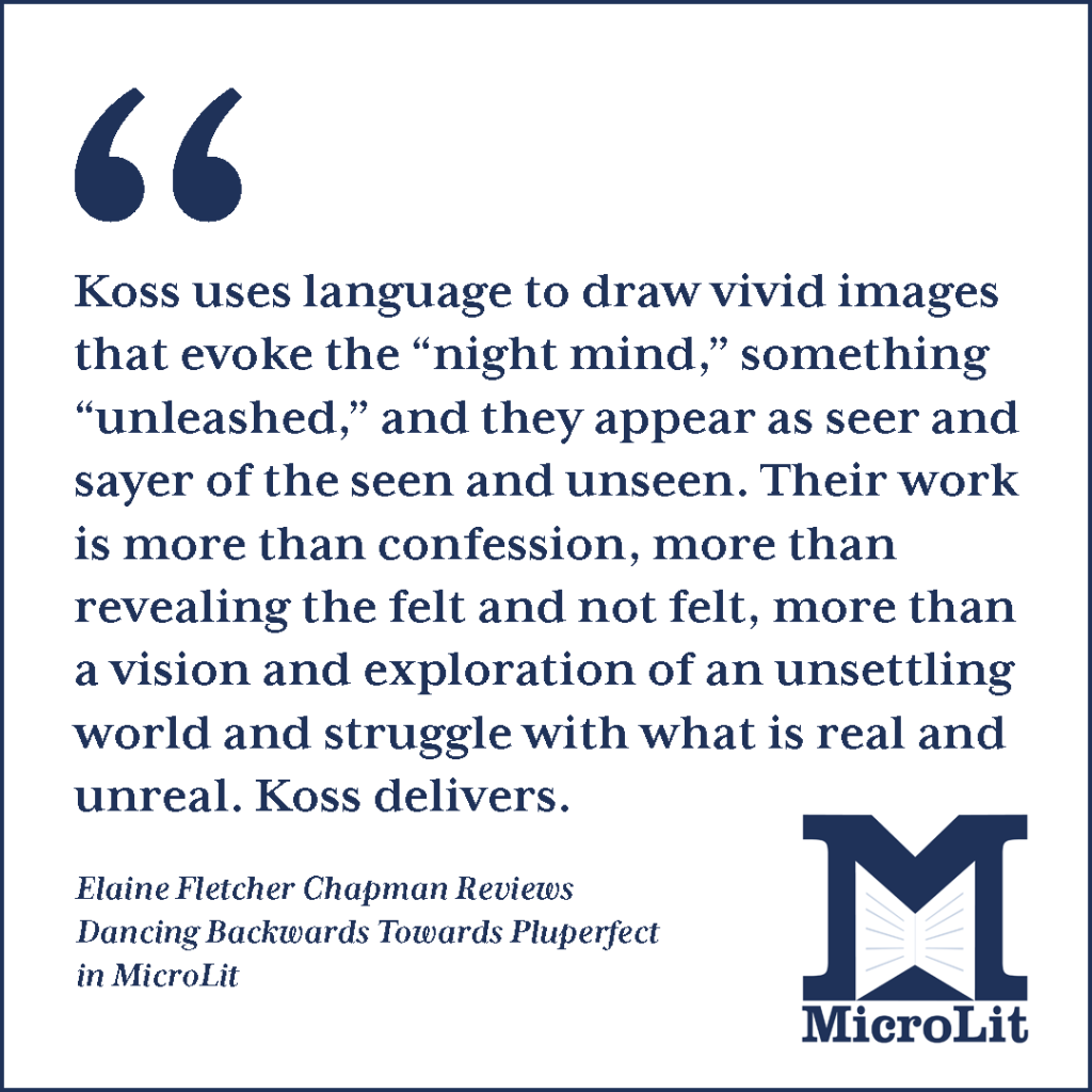 graphic quote from interview with blue and white microlit logo with an M