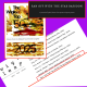wigleaf top 50 promo with purple, red, black and white and Ran Off With the Star Bassoon text